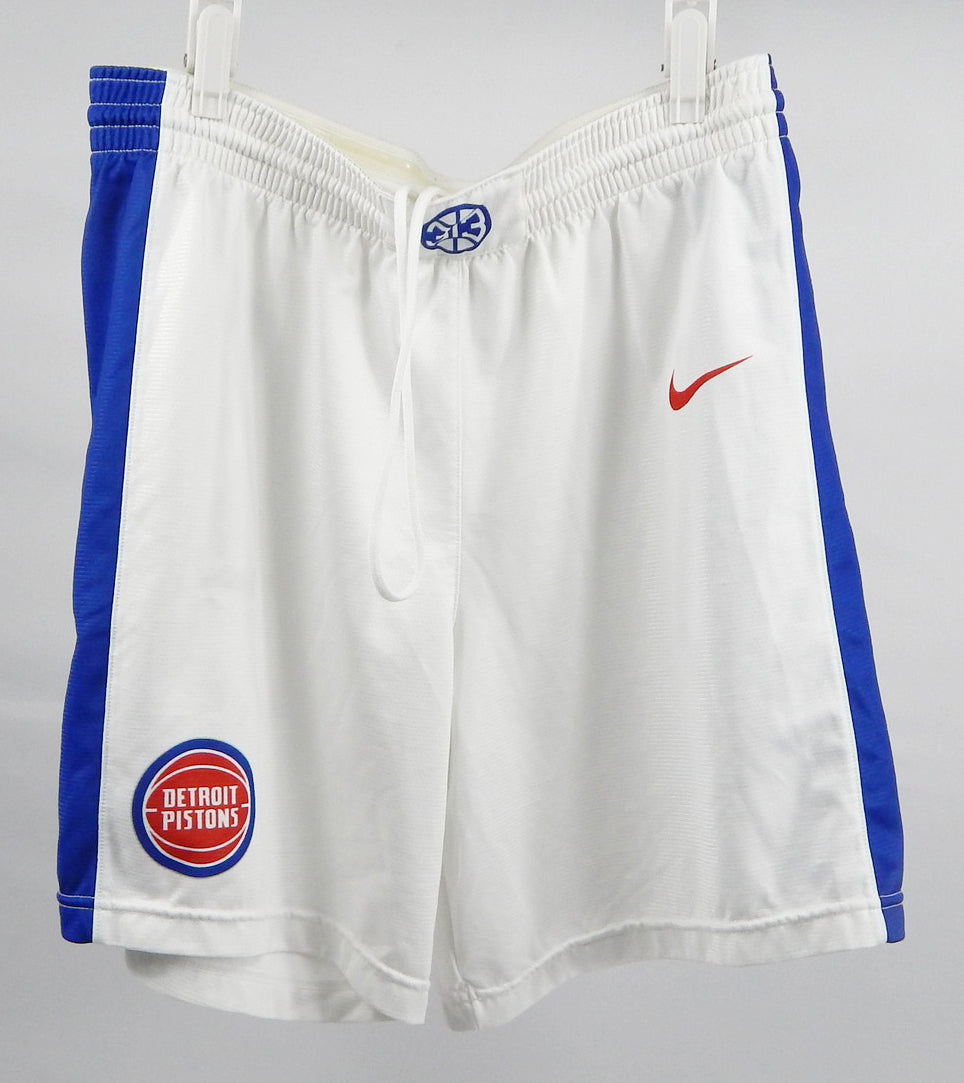 2023-24 Detroit Pistons #31 Game Used White Shorts Summer League L 189
