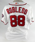 2017 Washington Nationals Nilson Robledo #88 Game Used White Jersey PS P 52 64