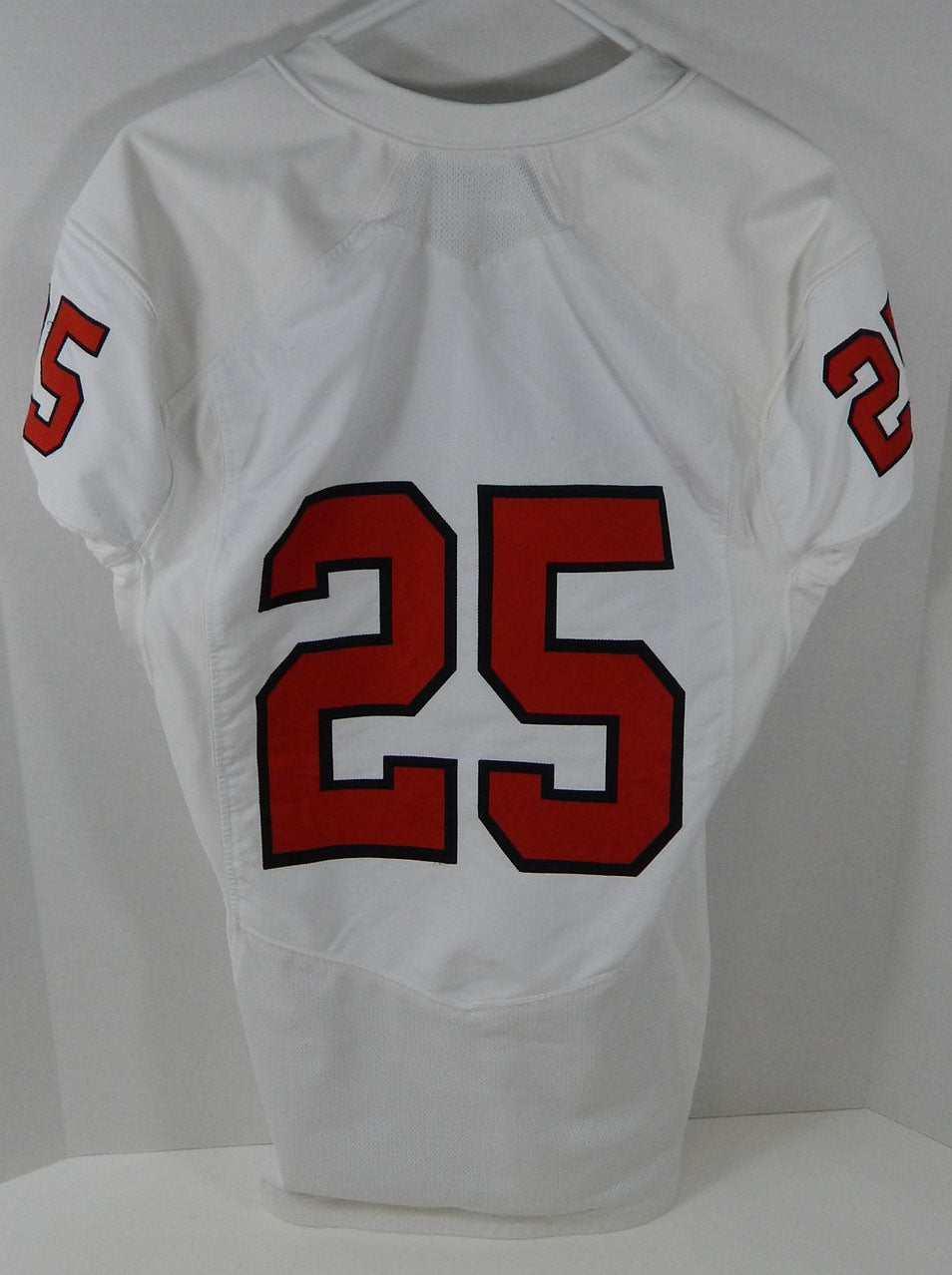 2019 Texas Tech Red Raiders Dadrion Taylor-Demerson #25 Game Used White Jersey Pic2