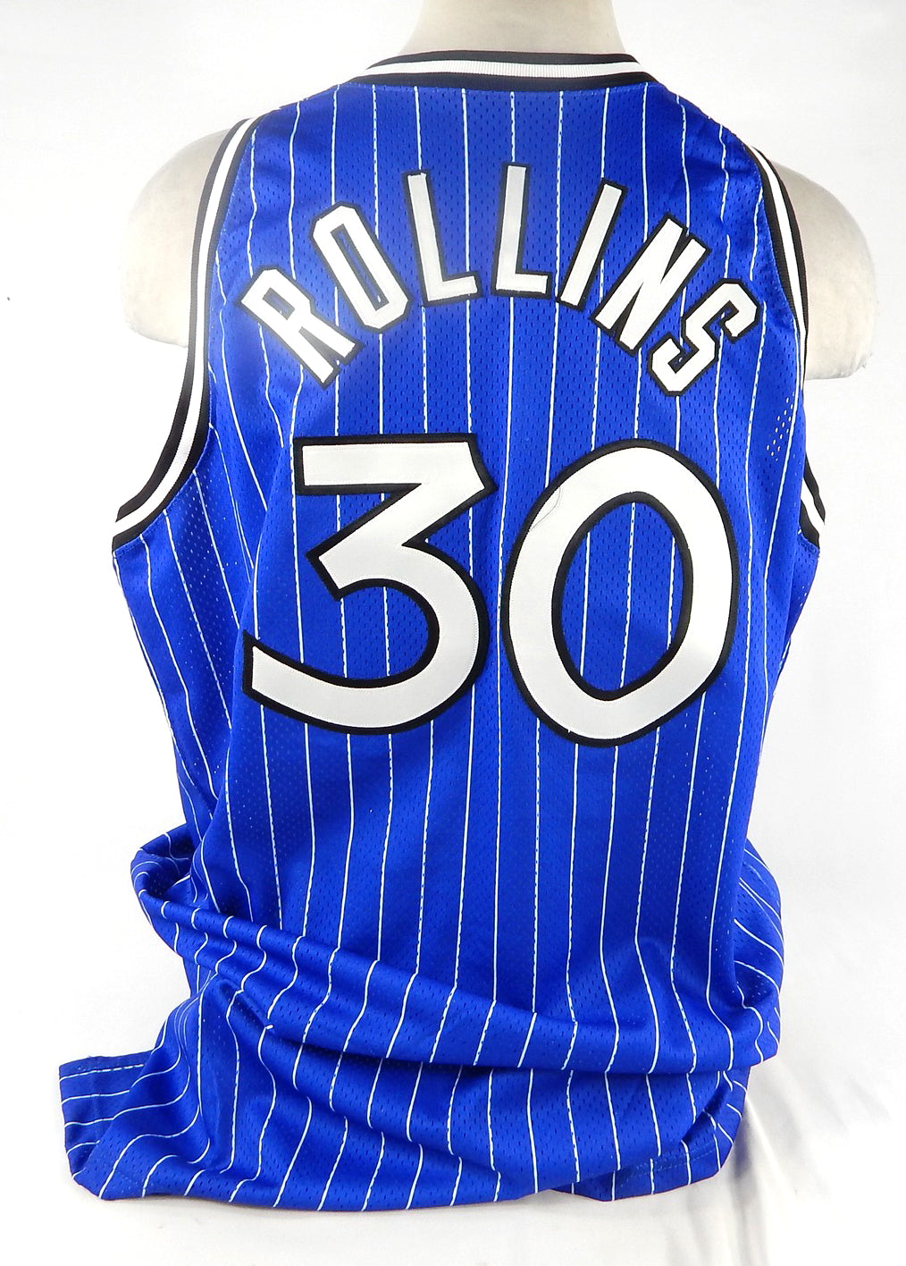 1994-95 Orlando Magic Tree Rollins #30 Game Issued Blue Jersey 52 957
