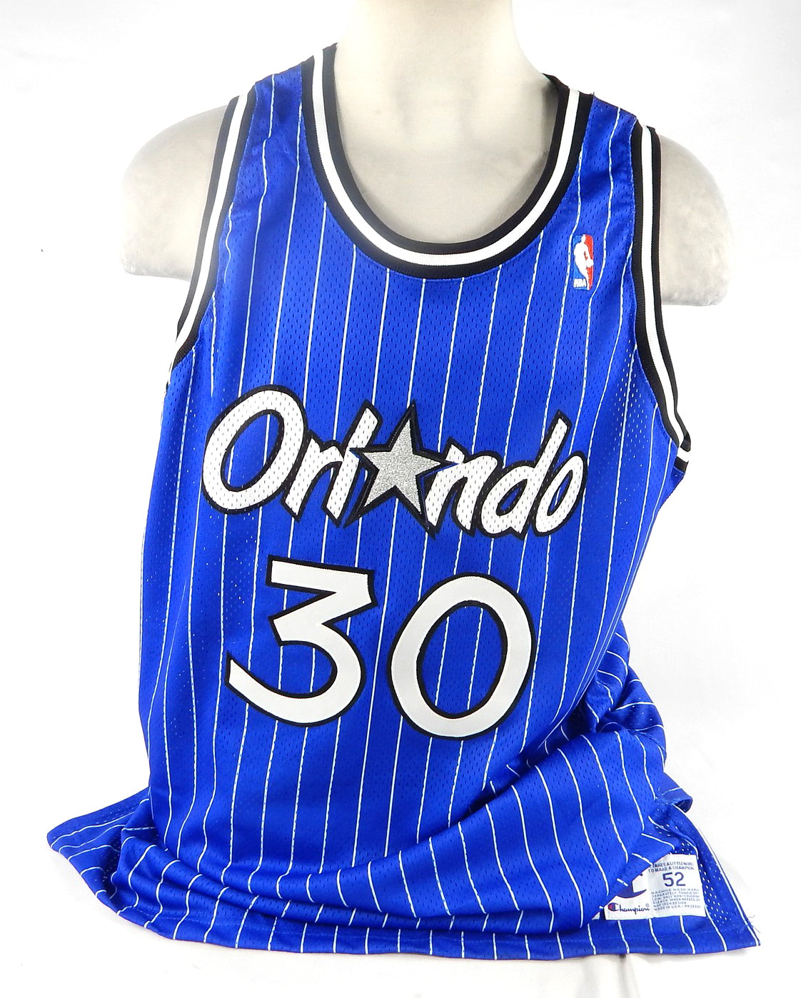 1994-95 Orlando Magic Tree Rollins #30 Game Issued Blue Jersey 52 957 Pic2