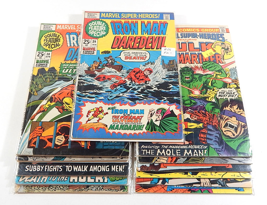 Marvel Super-Heroes #29 30 31 32 33 34 35 36 37 38 39 40 Comic Lot Bronze Hulk