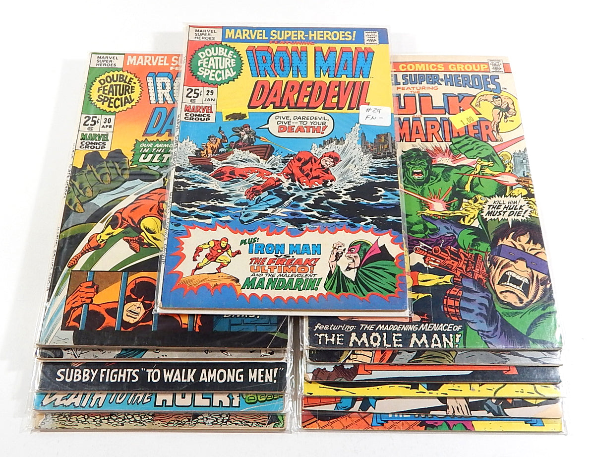 Marvel Super-Heroes #29 30 31 32 33 34 35 36 37 38 39 40 Comic Lot Bronze Hulk