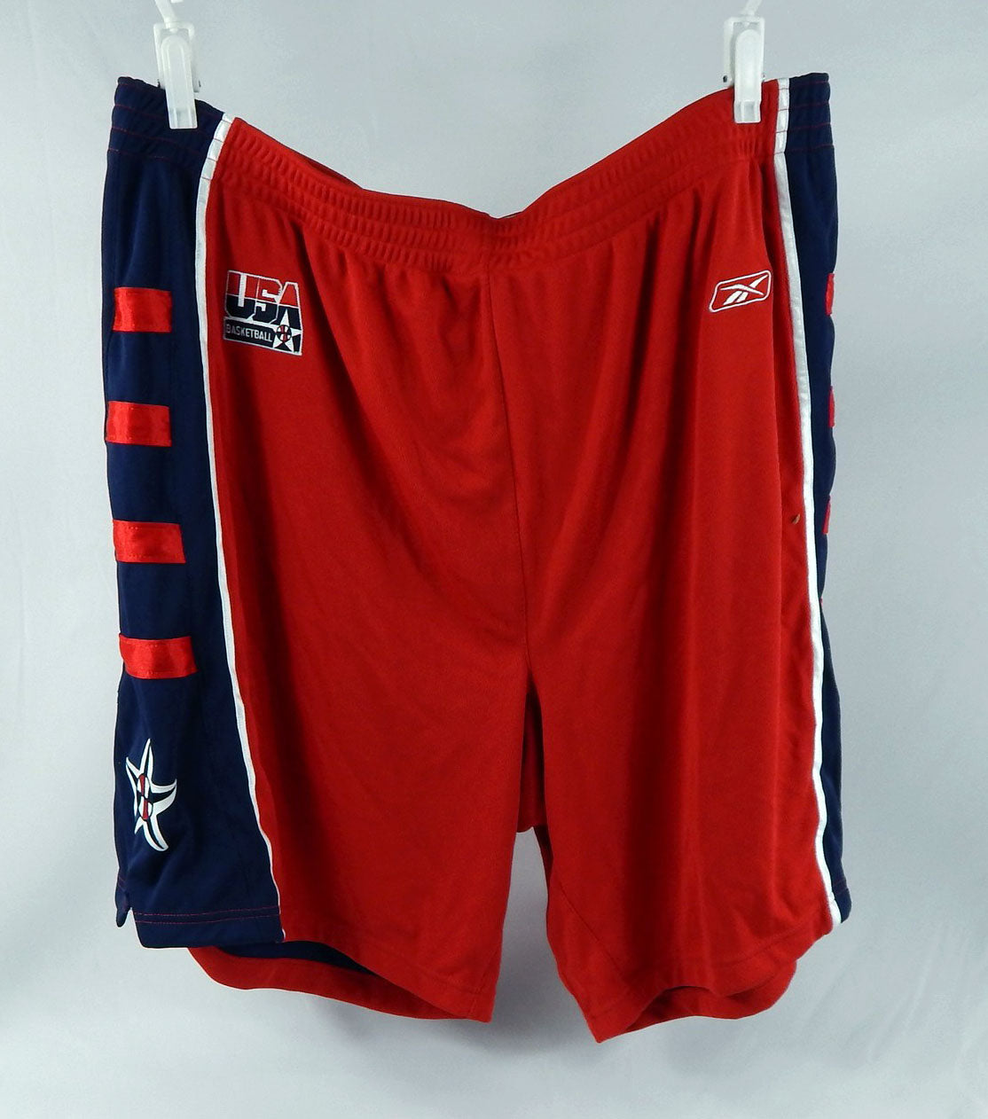 2000s Team USA Basketball Game Issued Red Basketball Shorts Size 50 128 Pic2