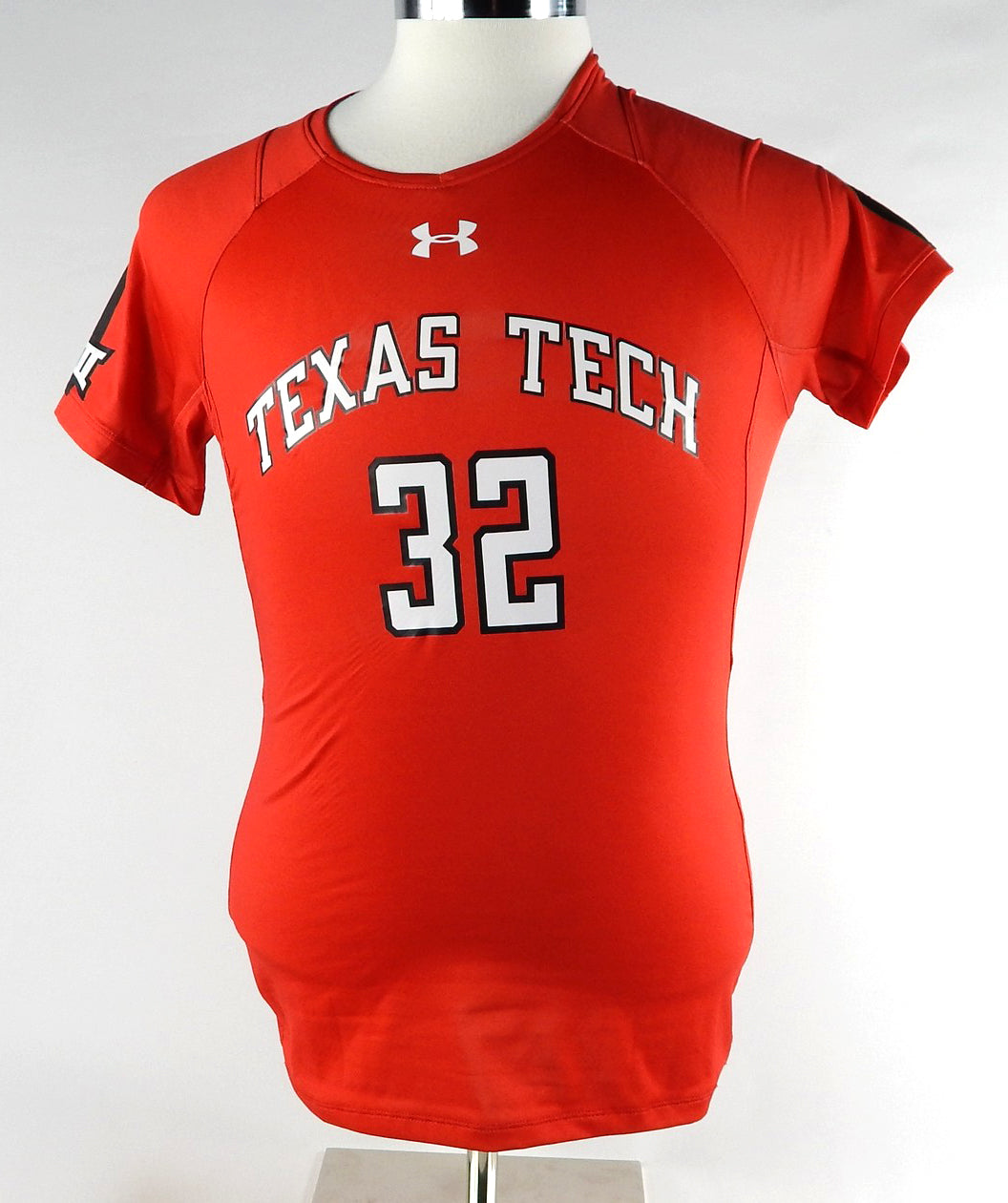 2017 Texas Tech Red Raiders #32 Game Used Red Jersey Womens Soccer S 522