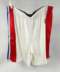 2000s Detroit Pistons Game Issued White Basketball Shorts Size 48 29