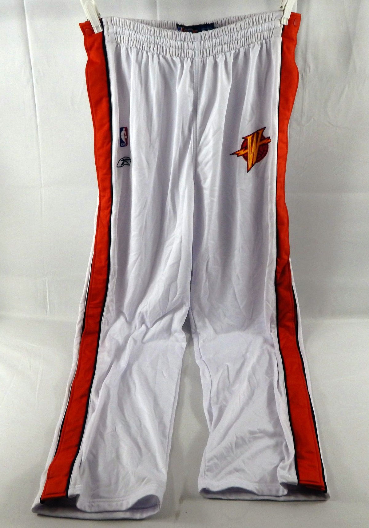 2000s Golden State Warriors Game Issued White Warm Up Pants XL 094