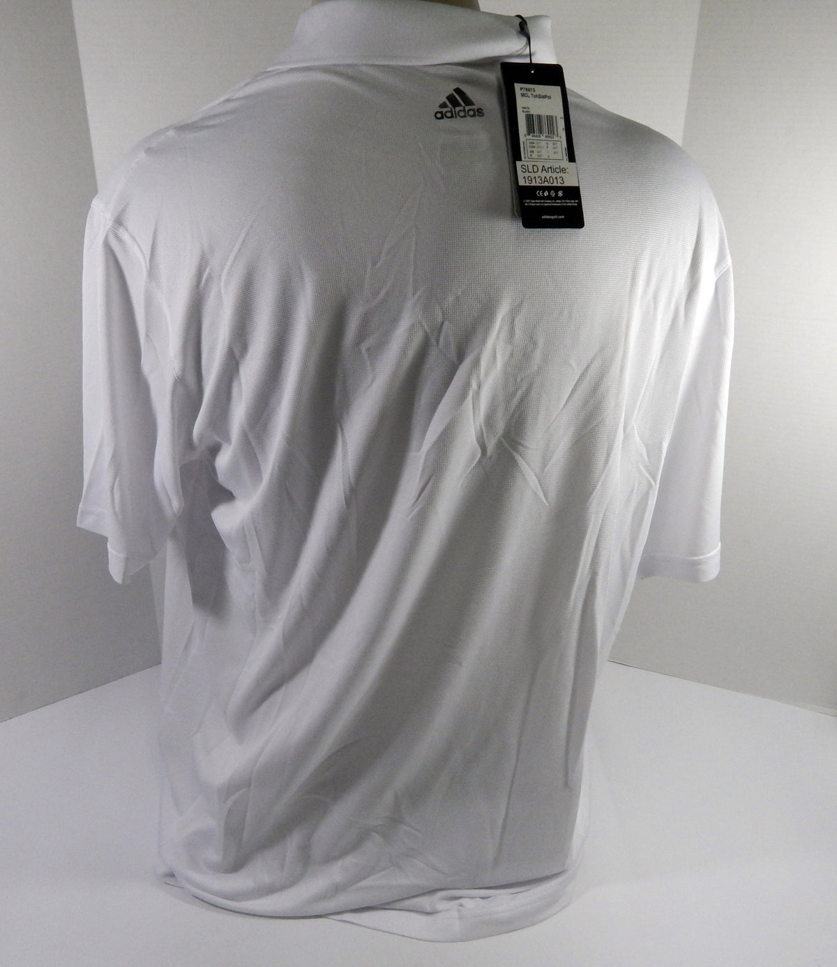 2012-13 Charlotte Bobcats Team Issued White Polo Shirt 2XL DP52207 Pic2