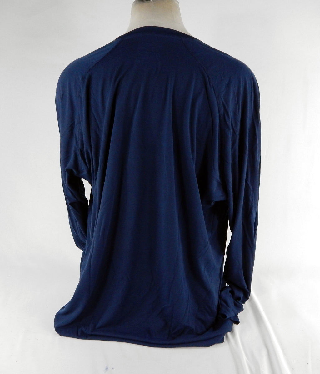 2015-16 New Orleans Pelicans Team Issued Navy Longsleeve Training Shirt 4XLT 30 Pic2