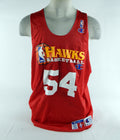 1990s Atlanta Hawks #54 Game Issued Red Practice Jersey 3XL DP70331