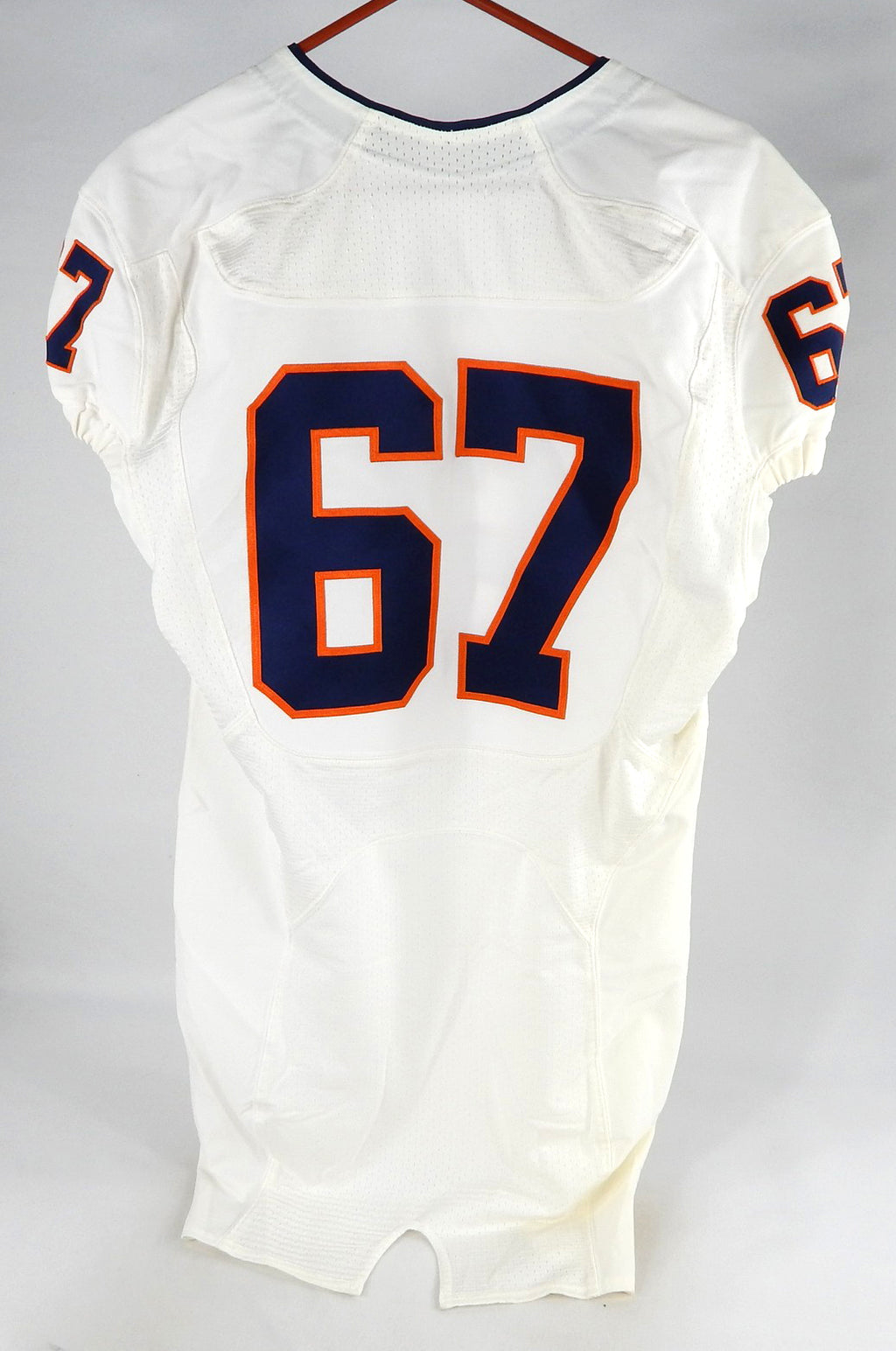 2010-12 Virginia Cavaliers #67 Game Used White Jersey NP Rem 44 DP76485 Pic2