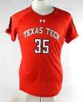 2017 Texas Tech Red Raiders #35 Game Used Red Jersey Womens Soccer L 526