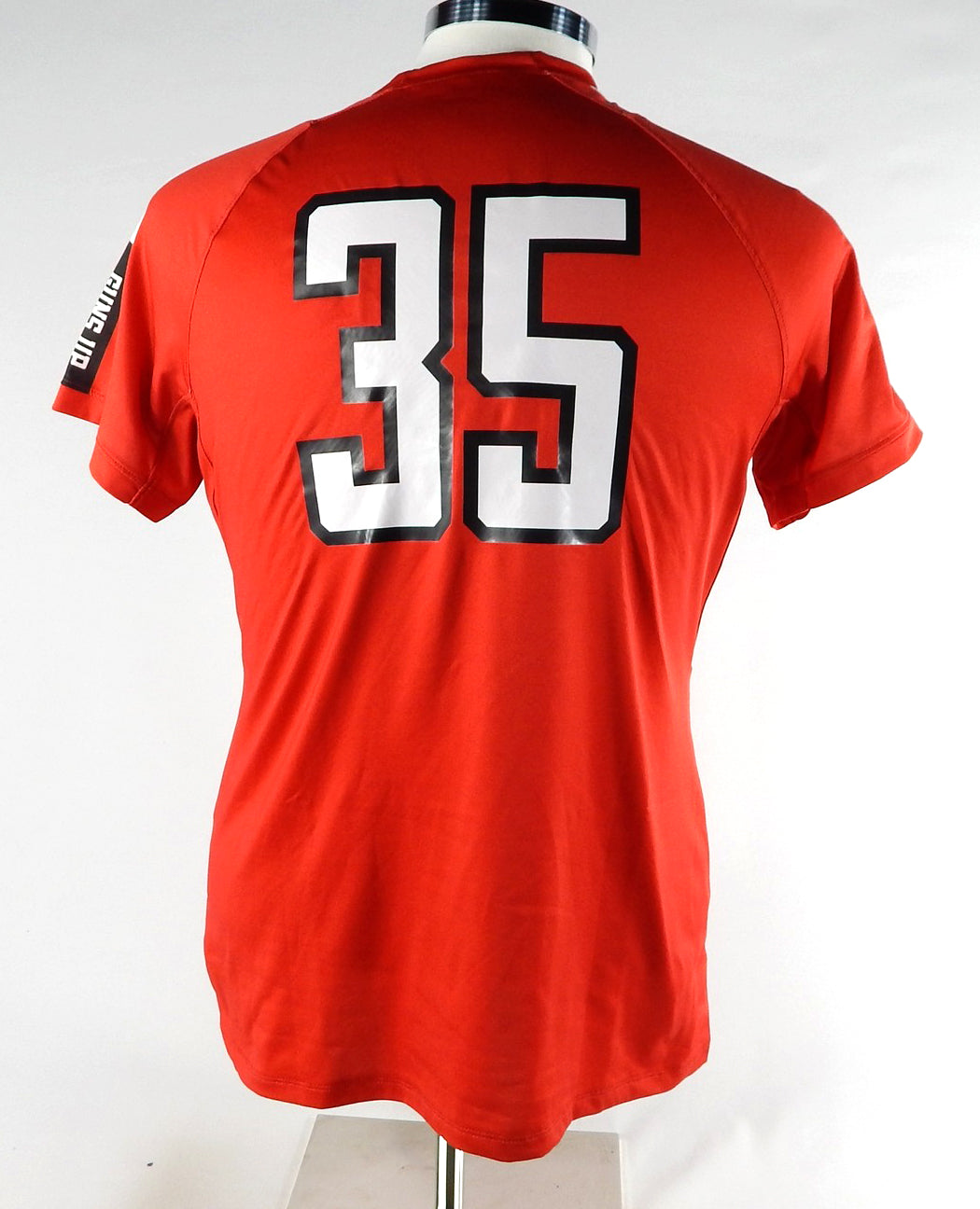 2017 Texas Tech Red Raiders #35 Game Used Red Jersey Womens Soccer L 526 Pic2