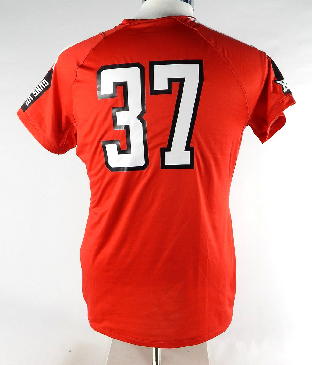 2017 Texas Tech Red Raiders #37 Game Used Red Jersey Womens Soccer L 527 Pic2