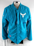 2016-17 Charlotte Hornets Game Issued Teal Warm Up Jacket L 200
