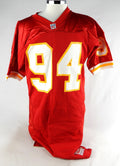 1990s Kansas City Chiefs #94 Game Used Red Jersey 50 862
