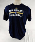 2016-17 New Orleans Pelicans Team Issued Navy Longsleeve Training Shirt XLT 38