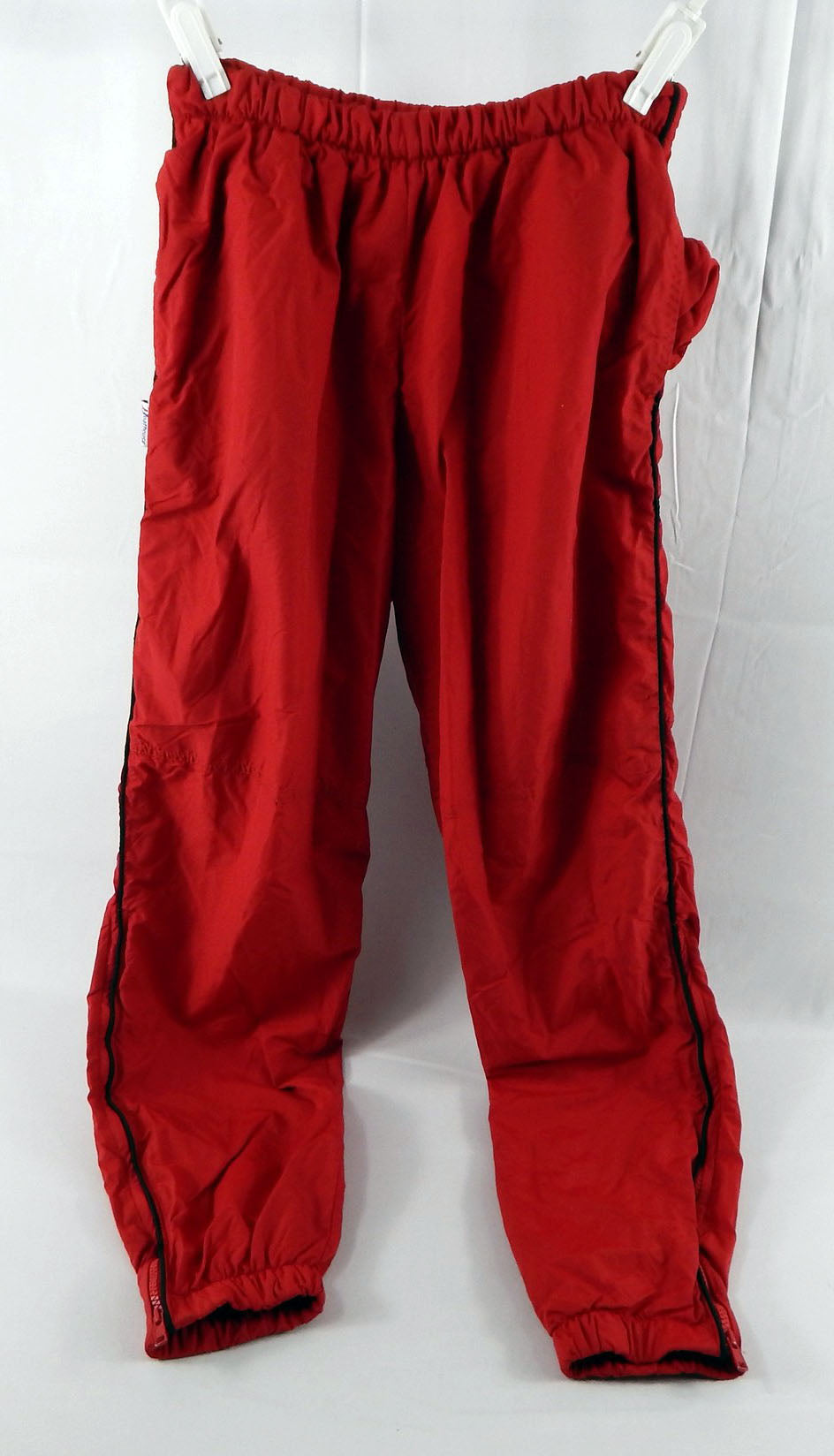 1990s NBA Basketball #163 Game Used Red Travel Pants M 102