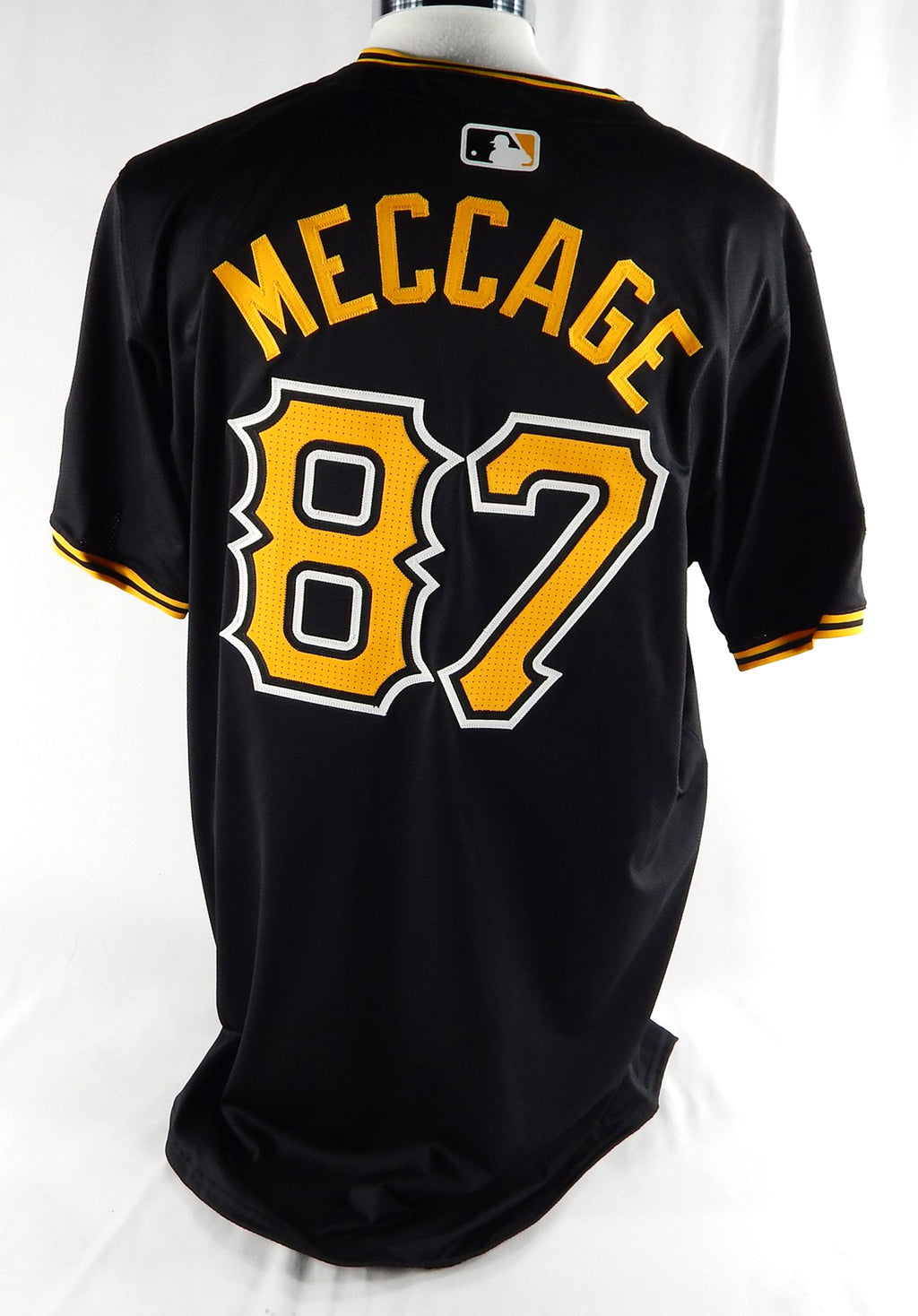 2024 Pittsburgh Pirates Justin Meccage #87 Game Issued Black Jersey 48 DP87484 Pic2