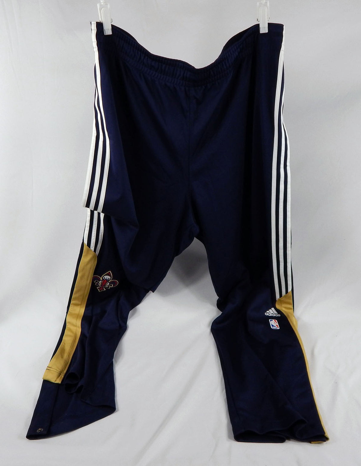 New Orleans Pelicans #8 Game Used Navy Basketball Warm Up Pants 2XL 139