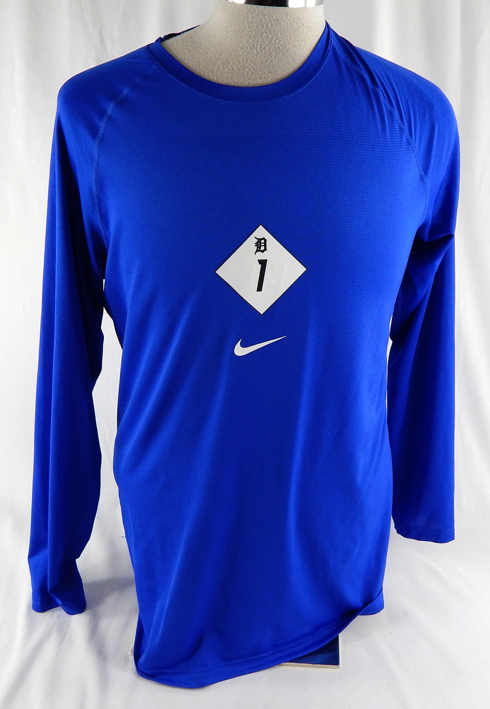 2023 Detroit Tigers Alex Cobb #38 Game Used Blue Shirt City Connect 313 L 952