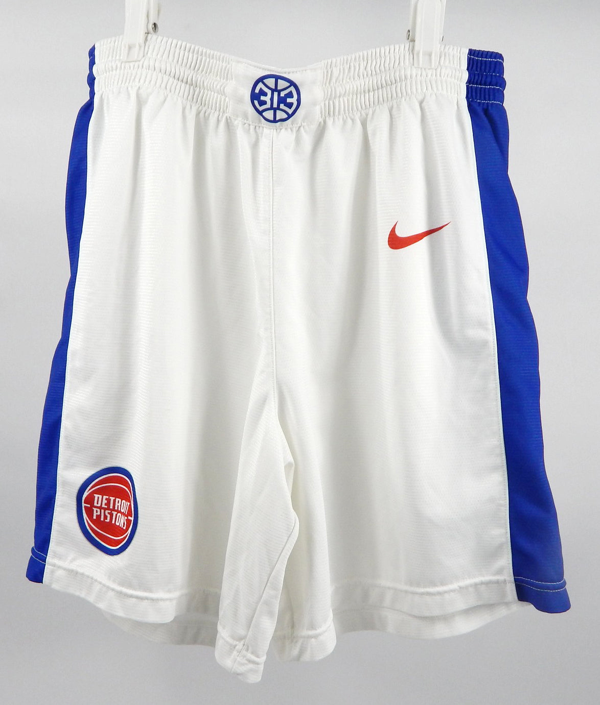2023-24 Detroit Pistons Tosan Evbuomwan #39 Game Used Shorts Summer League 2