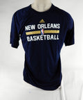 2016-17 New Orleans Pelicans Team Issued Navy Longsleeve Training Shirt XLT 42