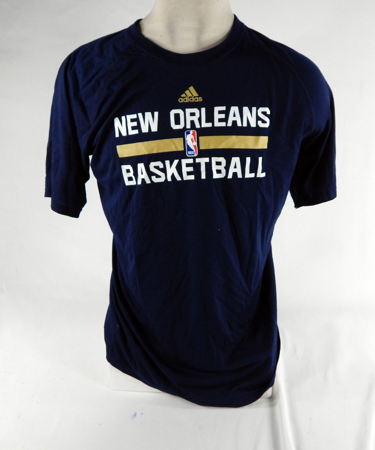 2016-17 New Orleans Pelicans Team Issued Navy Longsleeve Training Shirt XLT 42