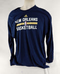 2015-16 New Orleans Pelicans Team Issued Navy Longsleeve Training Shirt 4XLT 3
