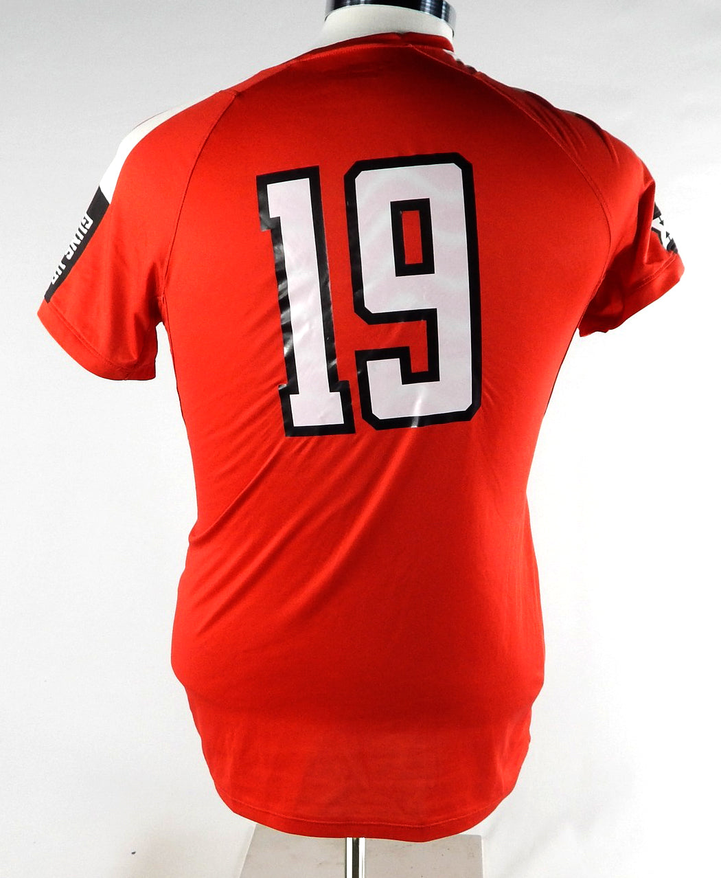 2017 Texas Tech Red Raiders #19 Game Used Red Jersey Womens Soccer M 534 Pic2