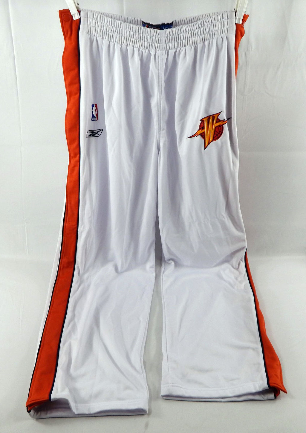 2000s Golden State Warriors Game Issued White Warm Up Pants XL 106