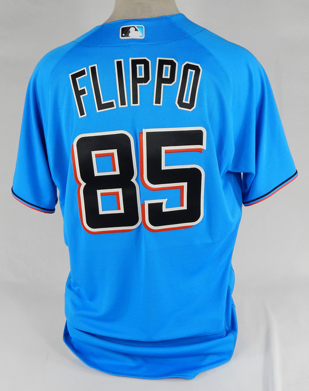 2023 Miami Marlins Rob Flippo #85 Game Issued Blue Jersey 46 DP65830