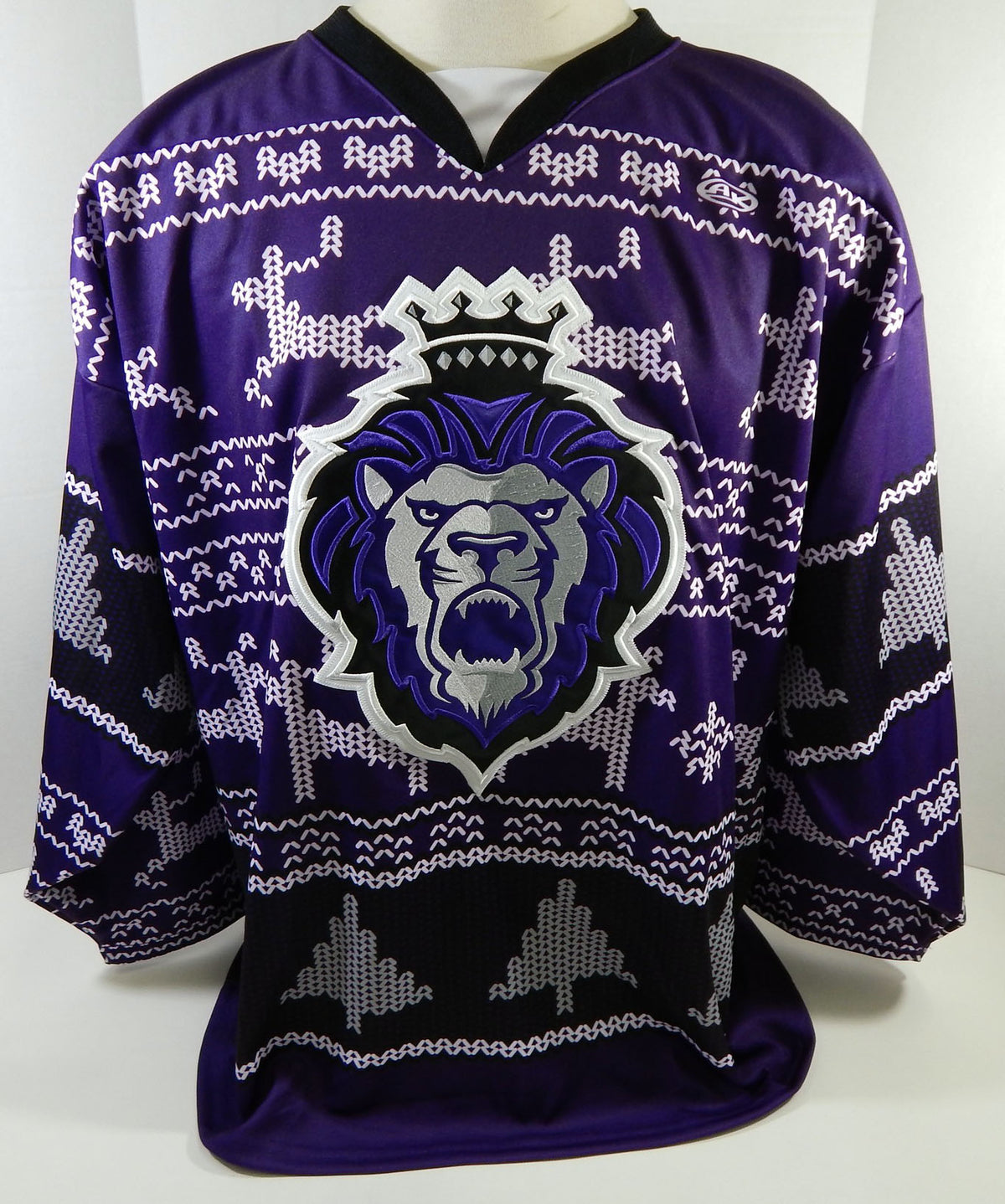 2018-19 Reading Royals BlankGame Issued Purple Jersey 2XL DP16885
