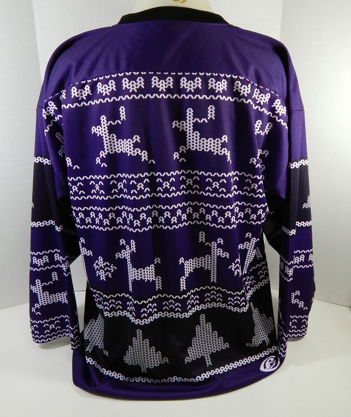 2018-19 Reading Royals BlankGame Issued Purple Jersey 2XL DP16885 Pic2