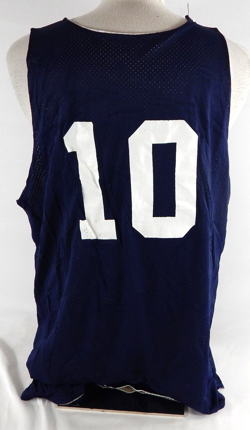 2002-06 Golden State Warriors #10 Game Used Navy Practice Jersey 2XL 206 Pic2
