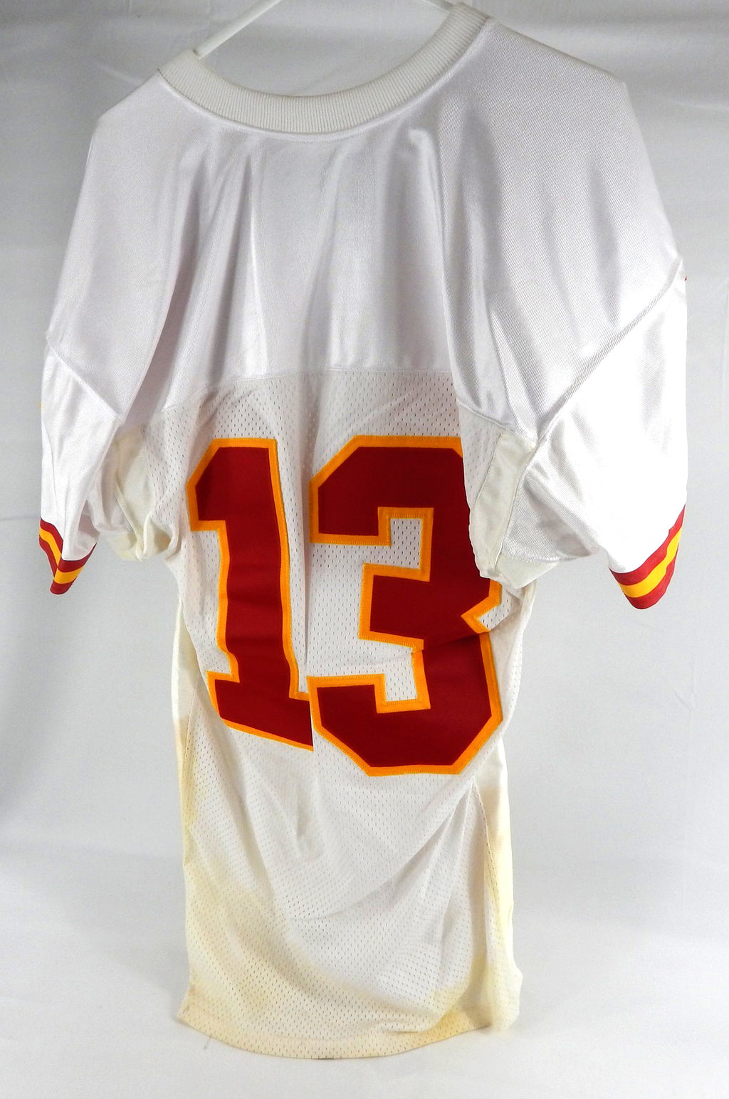 1997 Kansas City Chiefs #13 Game Issued White Jersey 42 285 Pic2