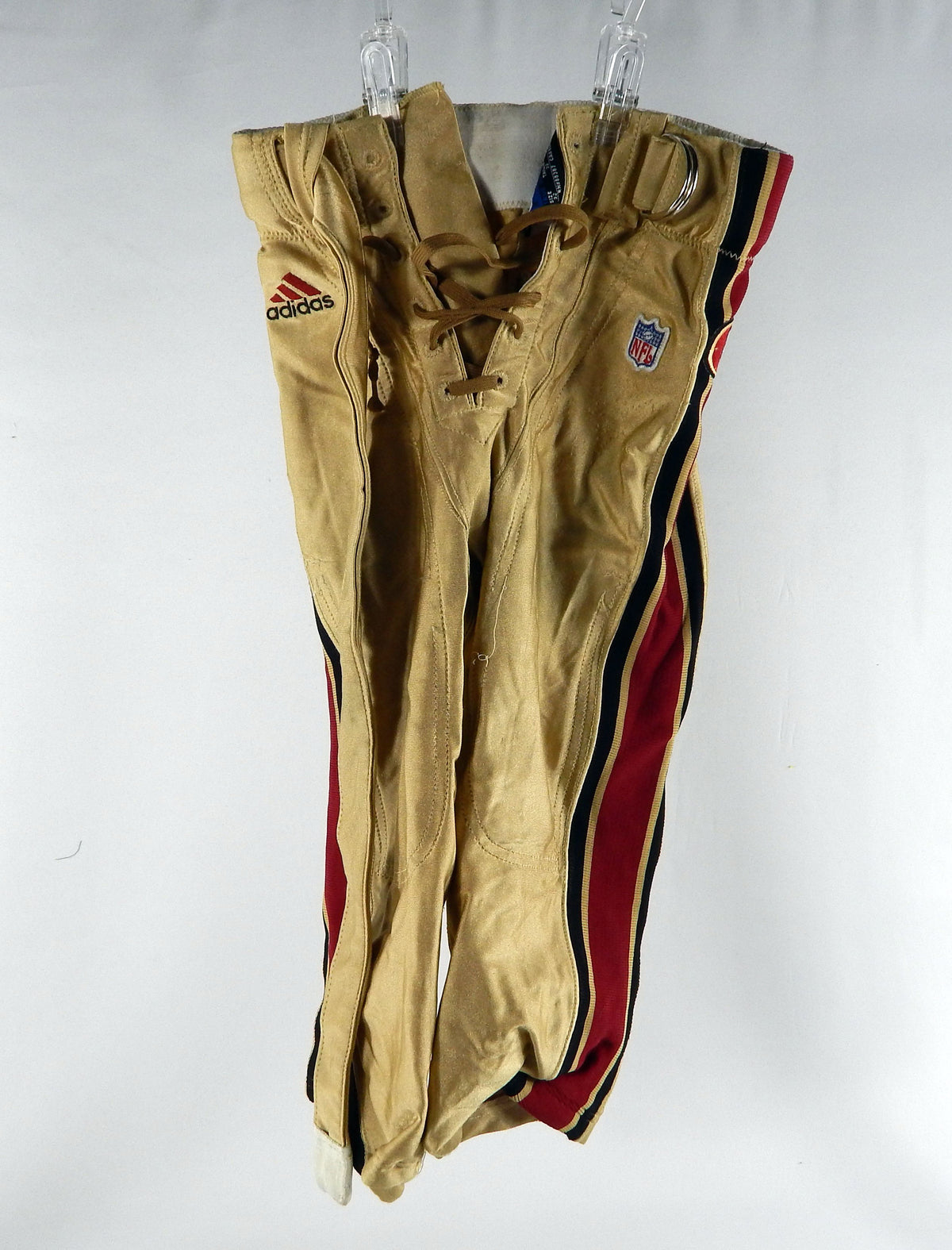 San Francisco 49ers #35 Game Used Gold Pants 32 DP70342