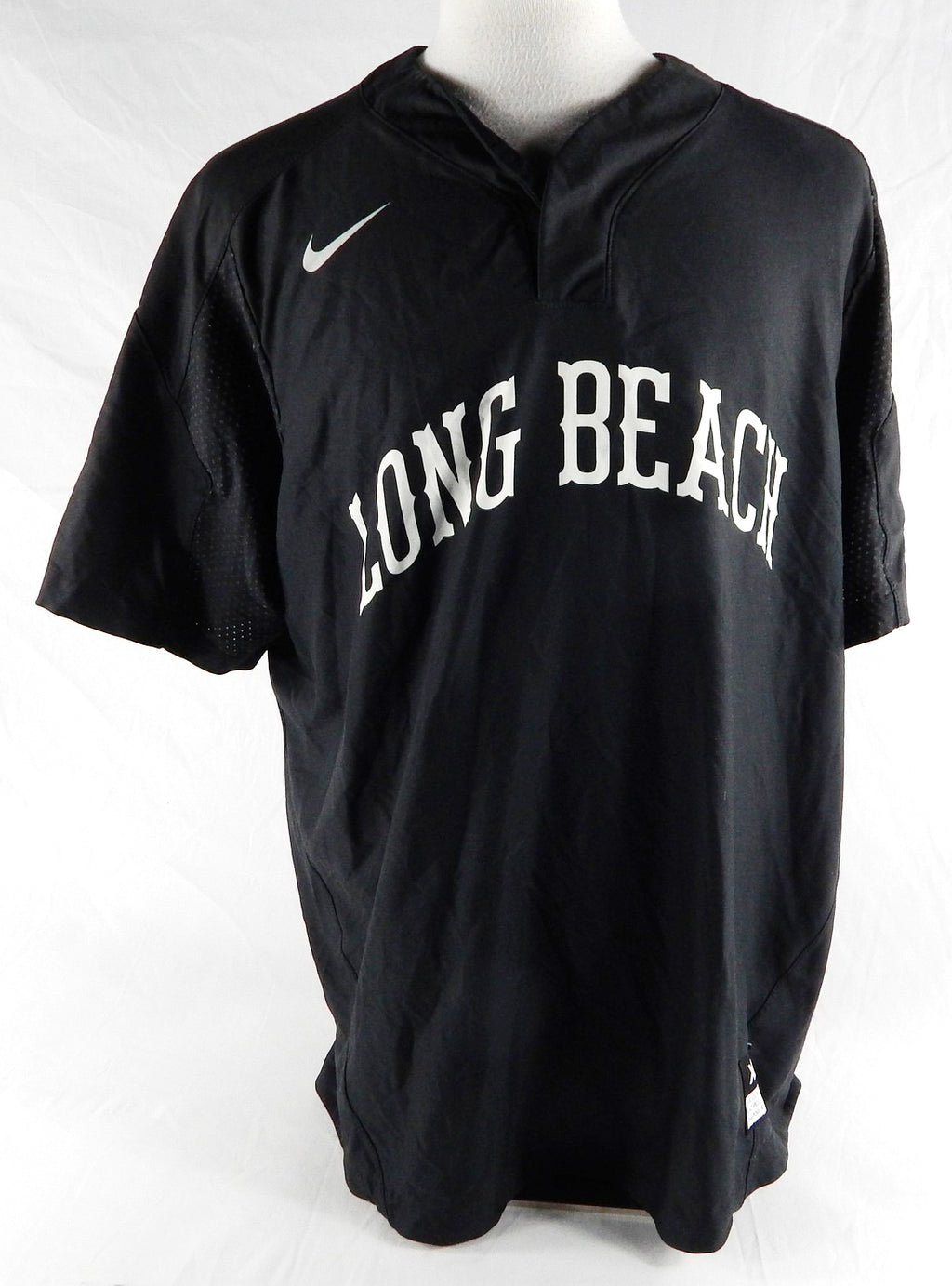 2019 Long Beach State Dirtbags #19 Game Used Black Jersey Baseball XL 242