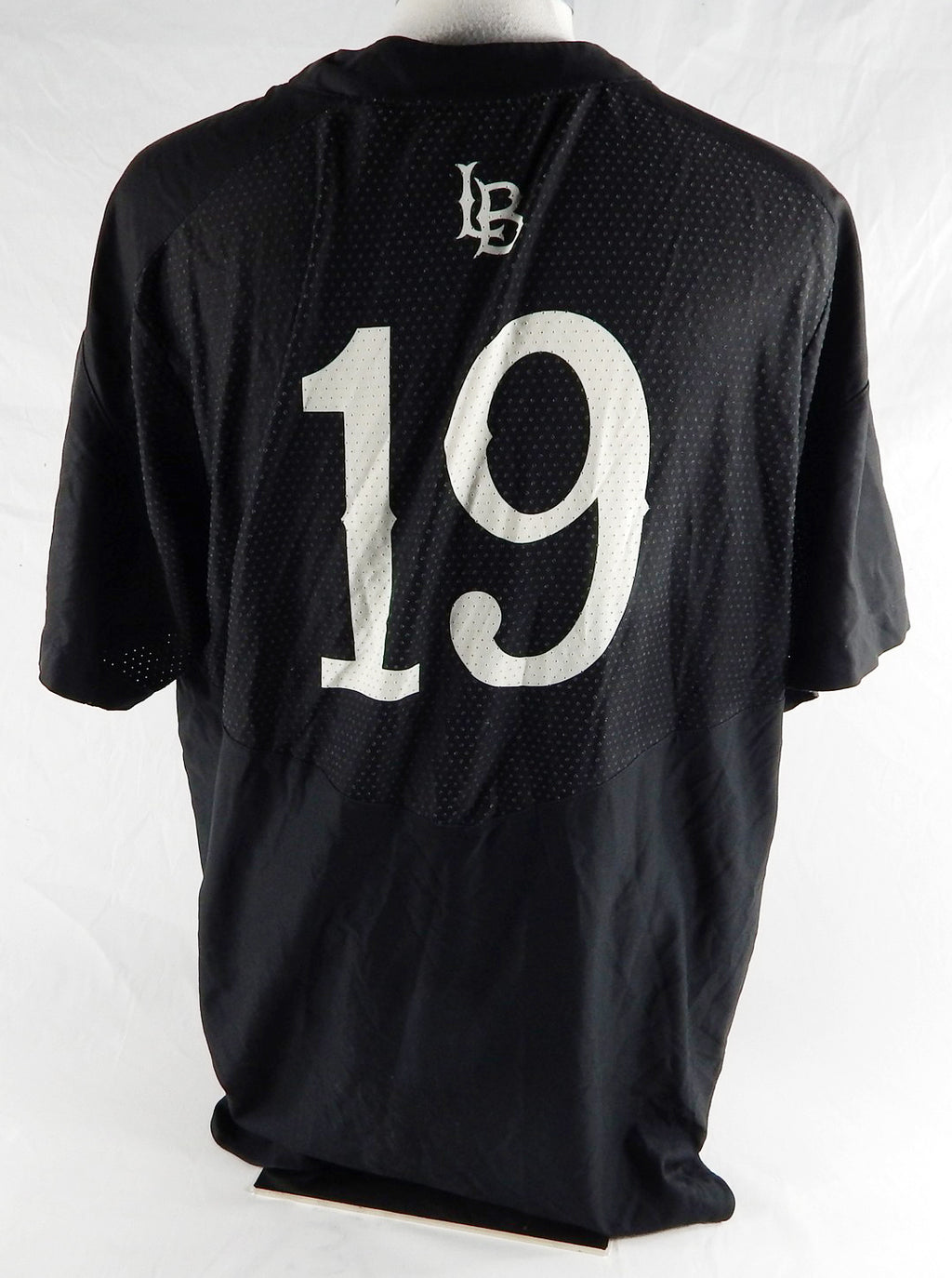 2019 Long Beach State Dirtbags #19 Game Used Black Jersey Baseball XL 242 Pic2