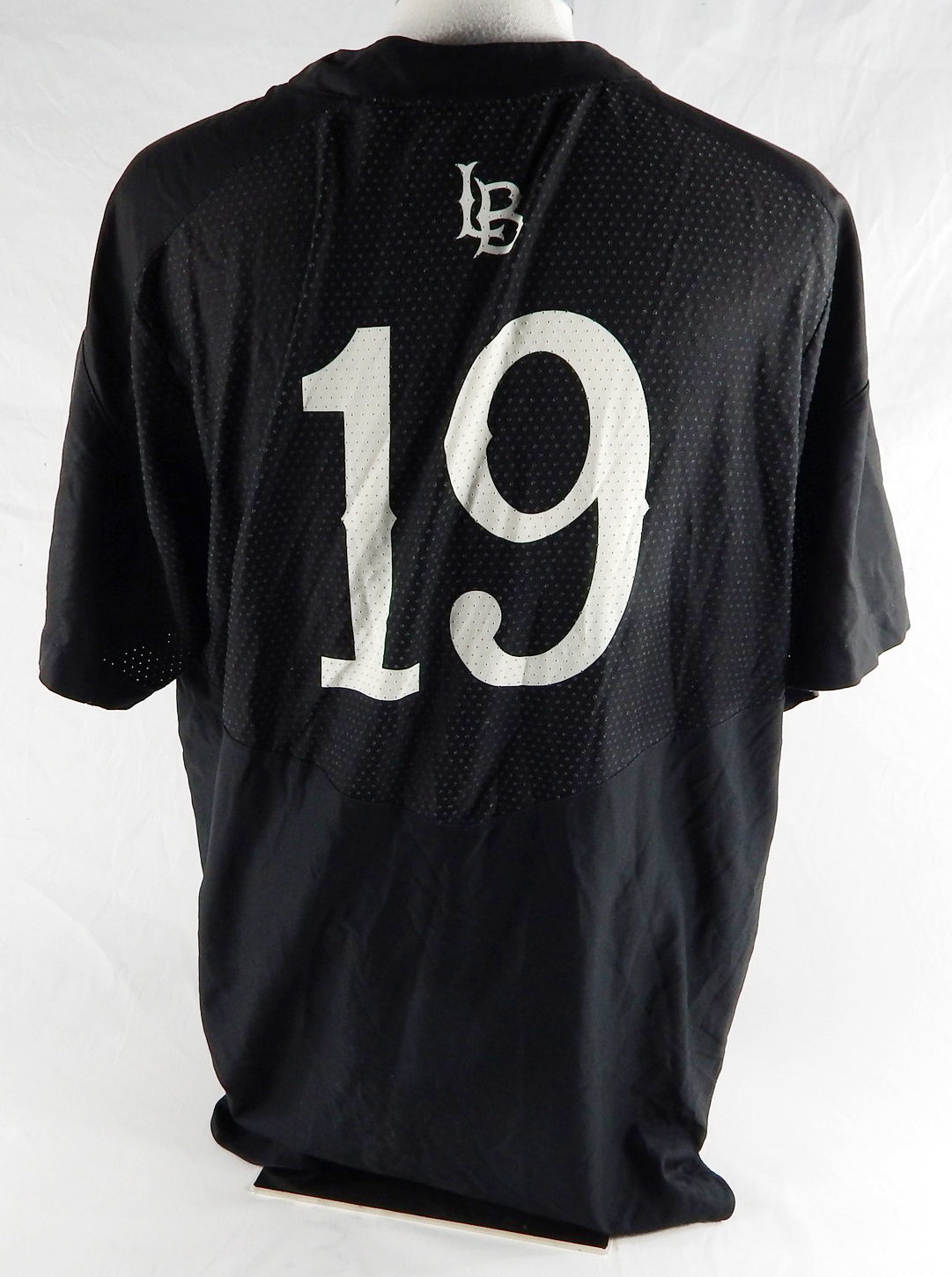 2019 Long Beach State Dirtbags #19 Game Used Black Jersey Baseball XL 242 Pic2