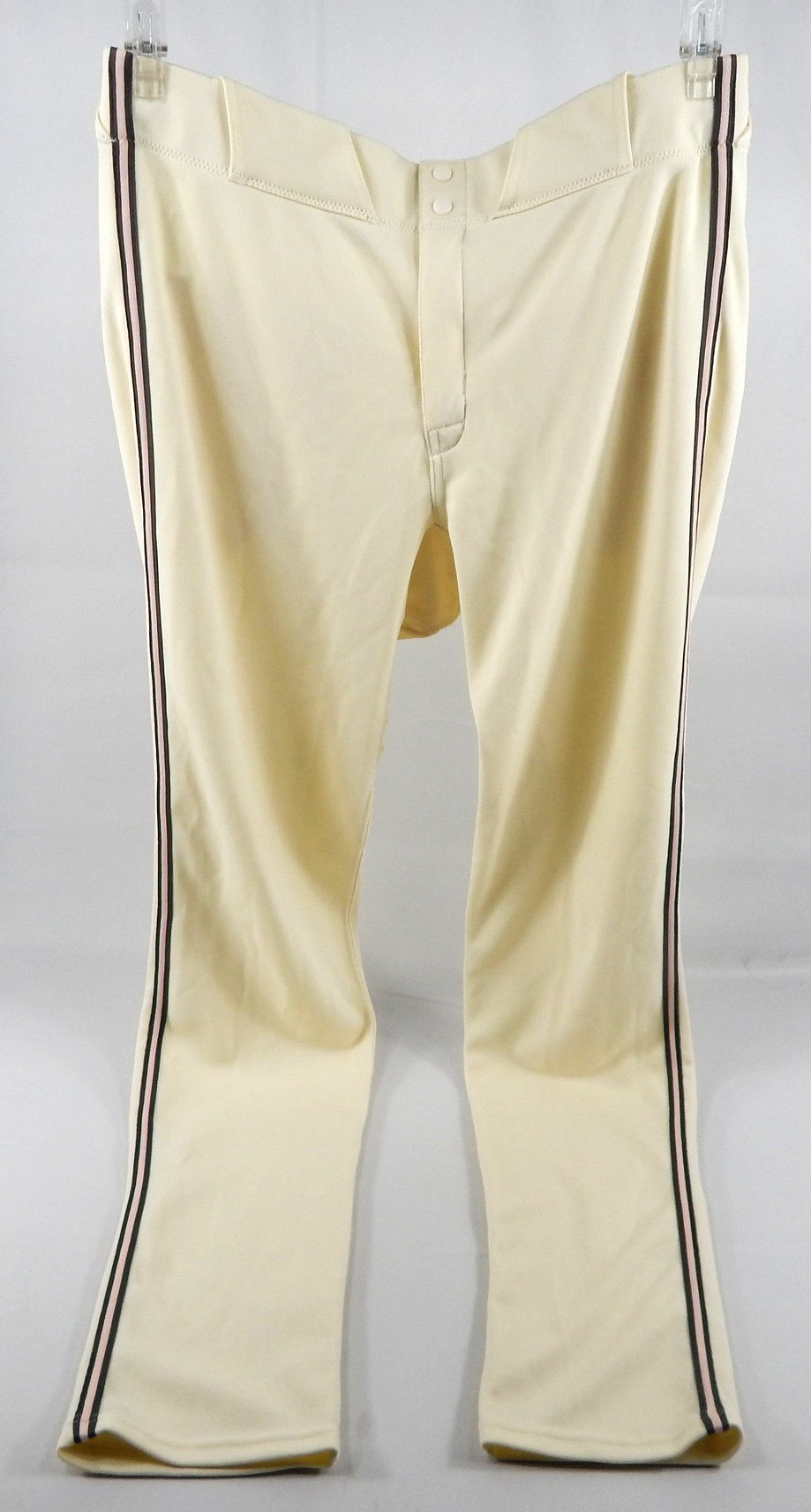 2024 Washington Nationals Jacob Barnes #59 Game Issued P Used Cream Pants City C