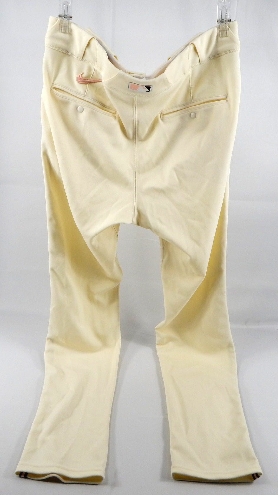 2024 Washington Nationals Jacob Barnes #59 Game Issued P Used Cream Pants City C Pic2