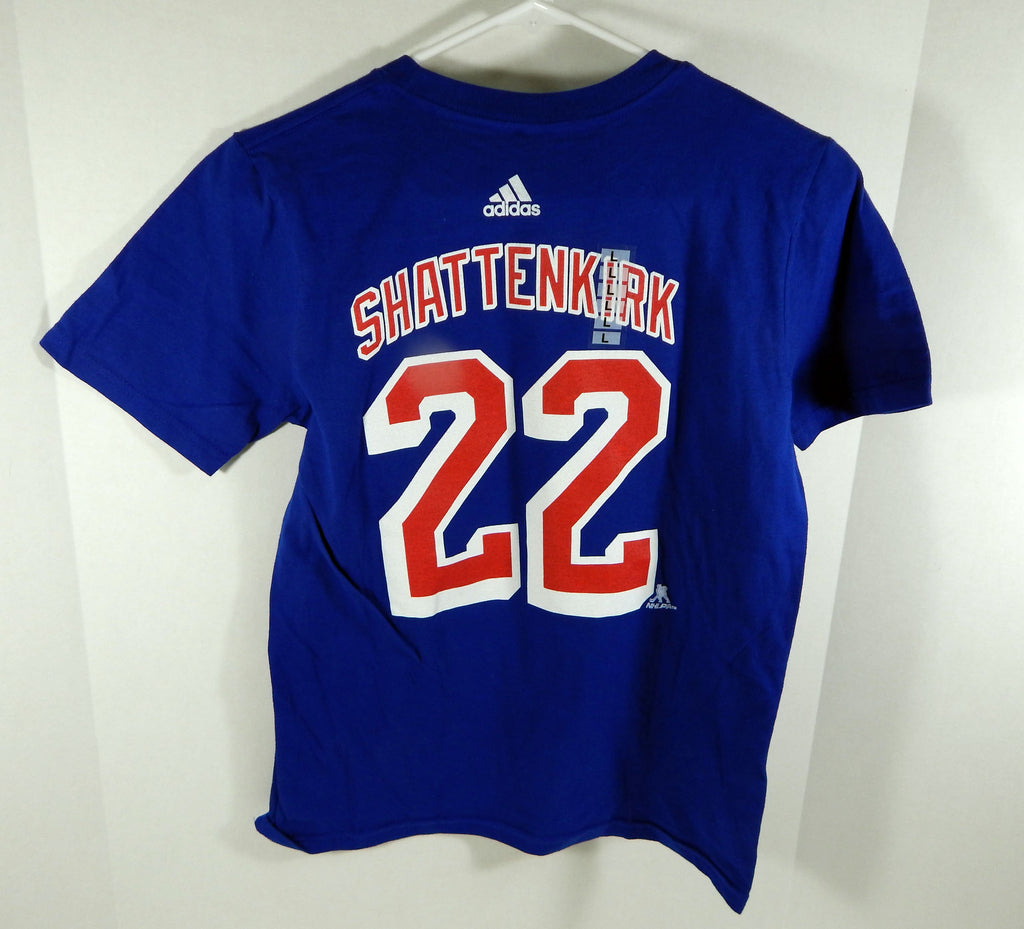 Youth New York Rangers Kevin Shattenkirk #22 Royal Blue T-Shirt XL NWT OS Pic2