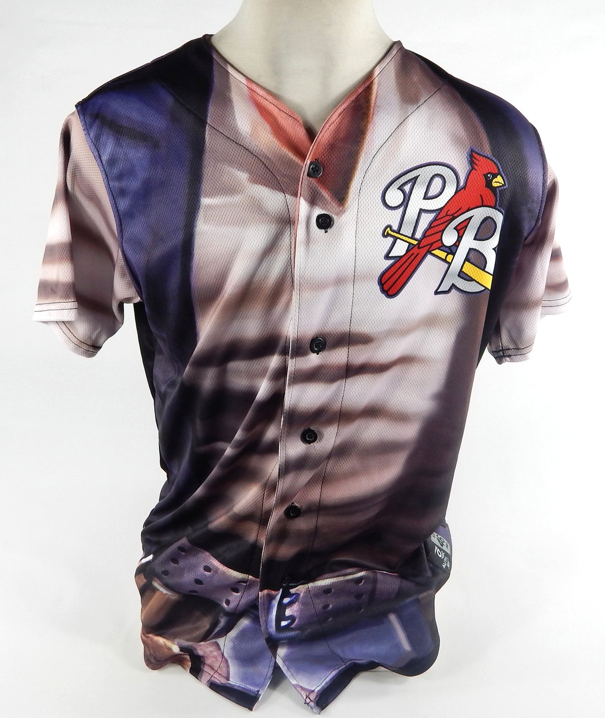 2022 Palm Beach Cardinals #30 Game Issued Pos Used Grey Jersey Star Wars Pic2