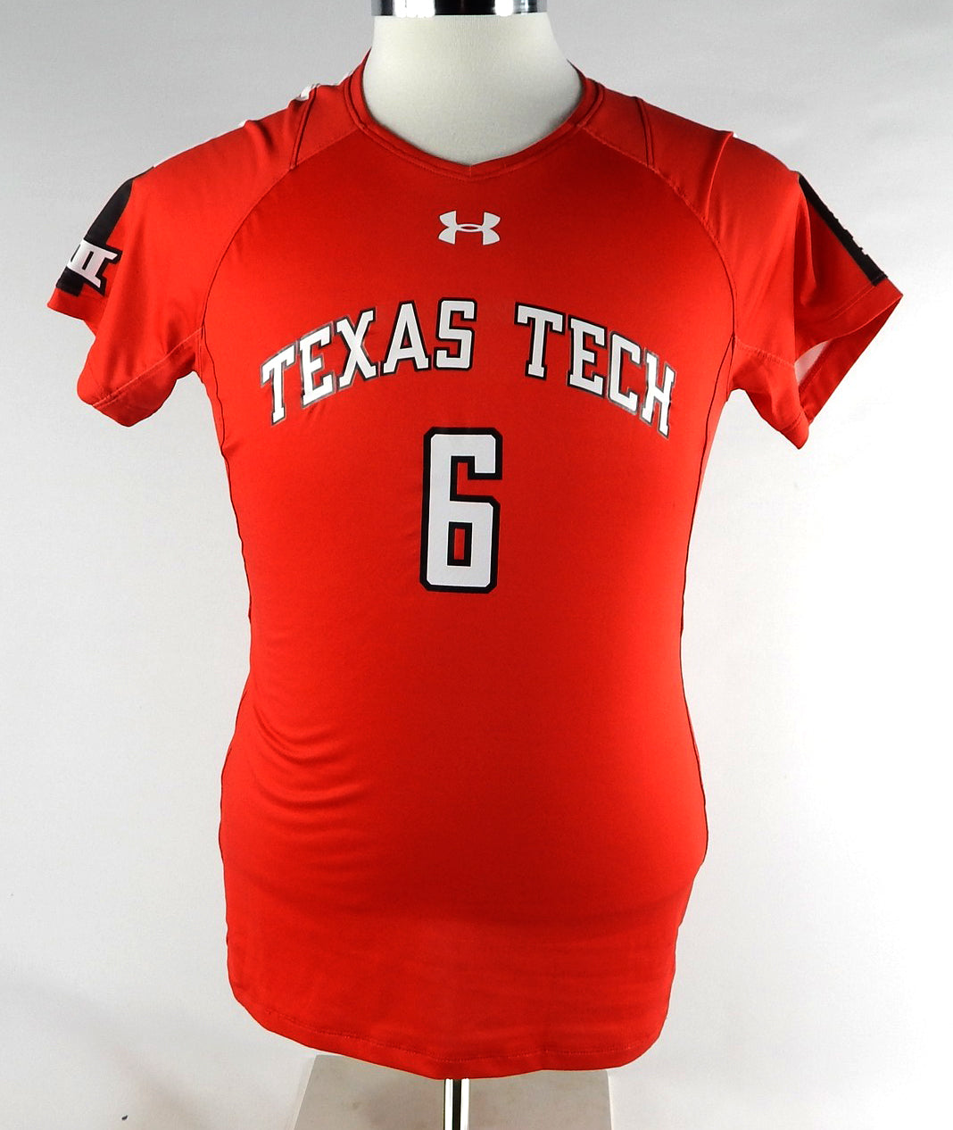 Texas Tech Red Raiders #6 Game Used Red Jersey Womens Soccer M 539