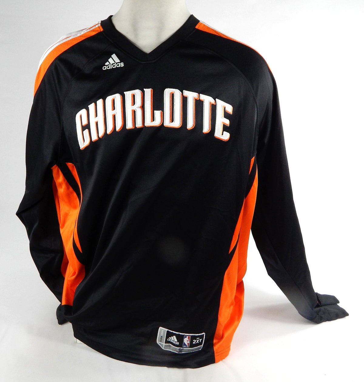 2010-11 Charlotte Bobcats #4 5 Game Used Black Shooting Shirt 2XL 752