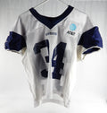 2024 Dallas Cowboys Malik Davis #34 Game Used White Practice Jersey 46 DP88767