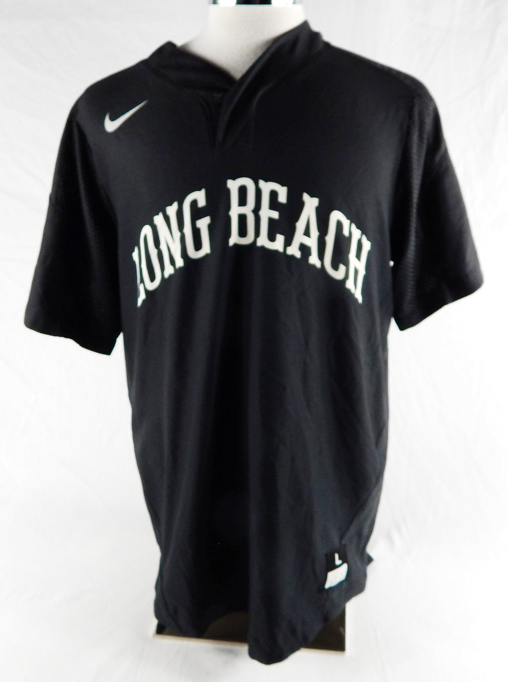 2019 Long Beach State Dirtbags  #41 Game Used Black Jersey Baseball L 243