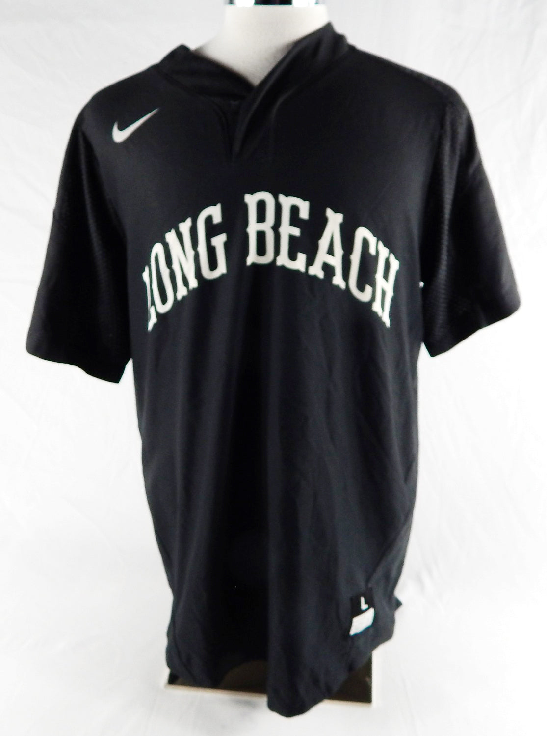 2019 Long Beach State Dirtbags  #41 Game Used Black Jersey Baseball L 243