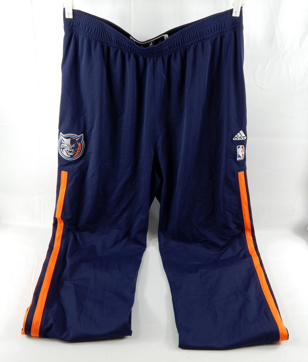 2013-14 Charlotte Bobcats Game Issued Navy Warm Up Pants 4XL 110